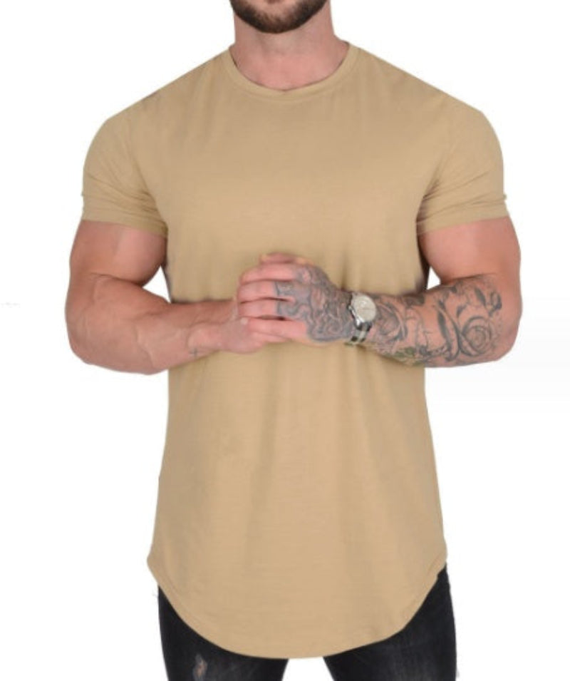 Summer Slim Fit Men's Sports Fitness T-shirt