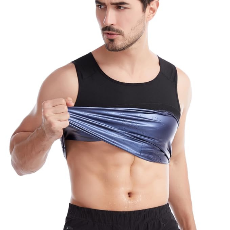 Men Neoprene Sweat Sauna Vest Body Shapers