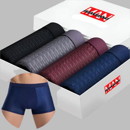 Men's Underwear Ice Silk 4 Loose Mesh